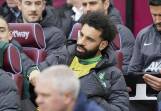 Liverpool's Mohamed Salah, on the subs' bench, rowed with boss Jurgen Klopp when finally brought on. (AP PHOTO)