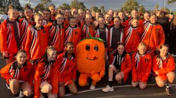 Orange competes at the Netball NSW junior state titles. Picture supplied