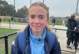 Millie Peterson at the National Youth Championships at the Home of the Matildas. Picture supplied