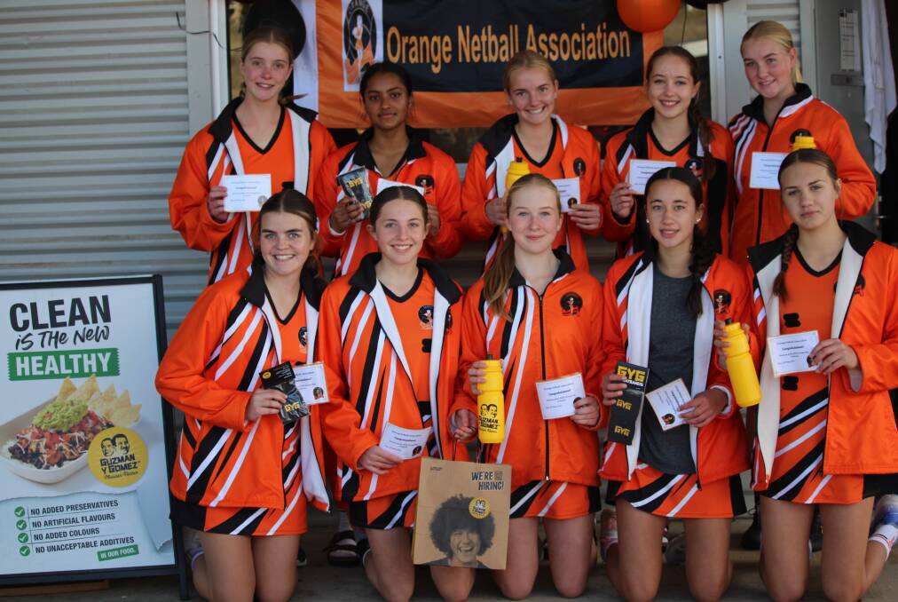 The winning Orange under 14s side. Picture by Kate Dooley