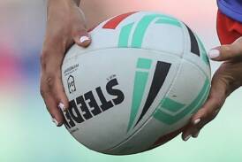 File photo of an NRLW ball. Picture is from file
