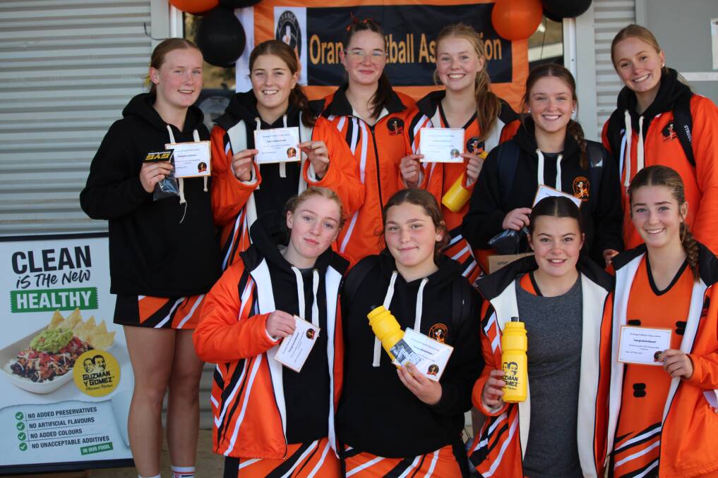 The victorious Orange under 15s side. Picture by Kate Dooley