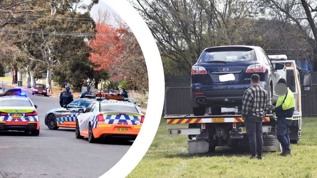 Police say Thursday's alleged carjacker in Orange had never held a driver's licence. Pictures by Carla Freedman.
