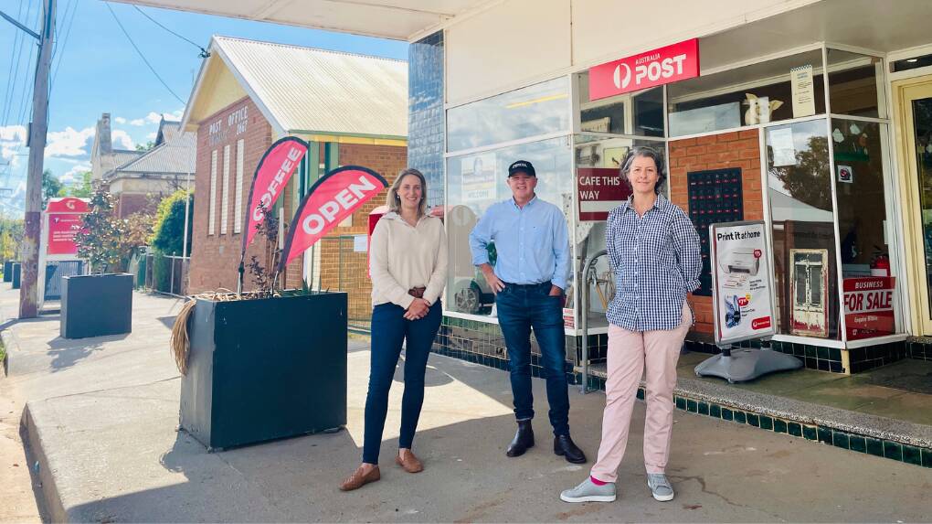 Cumnock General Store Committee members, Sarah Haynes, Phil Dodds and Bron Flick have been rallying to save their town's main service hub. Picture by Emily Gobourg.