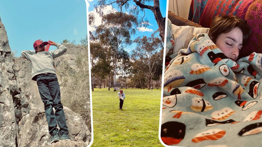 Real-life Minecraft scenes at Borenore Caves, cricket at the camping site, followed by the end result of knackered. Pictures by Emily Gobourg.