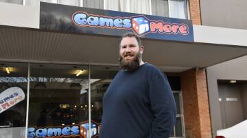 Orange's Games n More owner, Nic Drage outside of the store's Anson Street location roughly one year ago on June 16, 2023. Picture by Carla Freedman