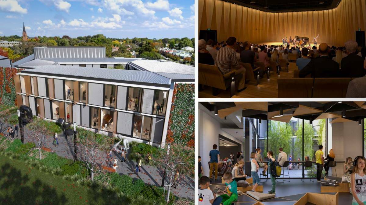 Design renders for the new Orange Regional Conservatorium. Pictures supplied 