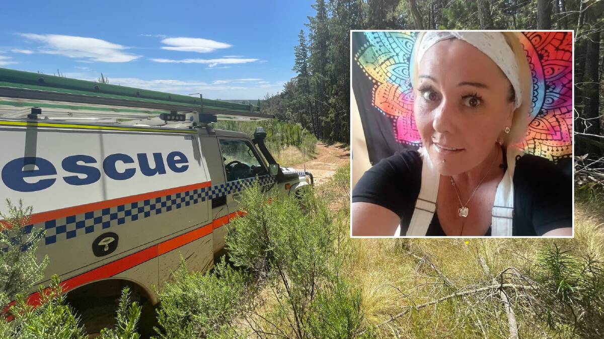 Missing woman Esther Wallace was last seen at Federal Falls on Mount Canobolas, near Orange. 