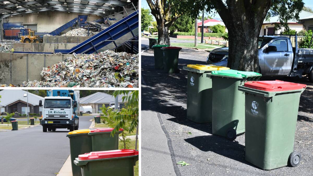 Rubbish and recycling in Orange NSW. Resource Recovery Centre and landfill at Molong. 