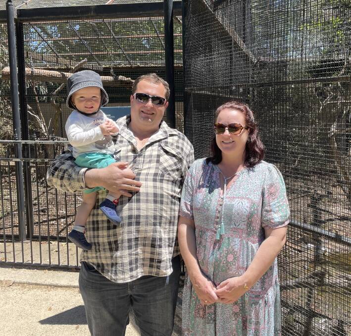 (From left to right) Beau Jackson, Trent Jackson, and Kim Blake. The historic bird aviary in Cook Park, Orange could be permanently shuttered. It is home to Budgerigar, cockatiel, red-rumped and king parrot, crimson rosella, galah, long-billed corella, and cockatoo. 