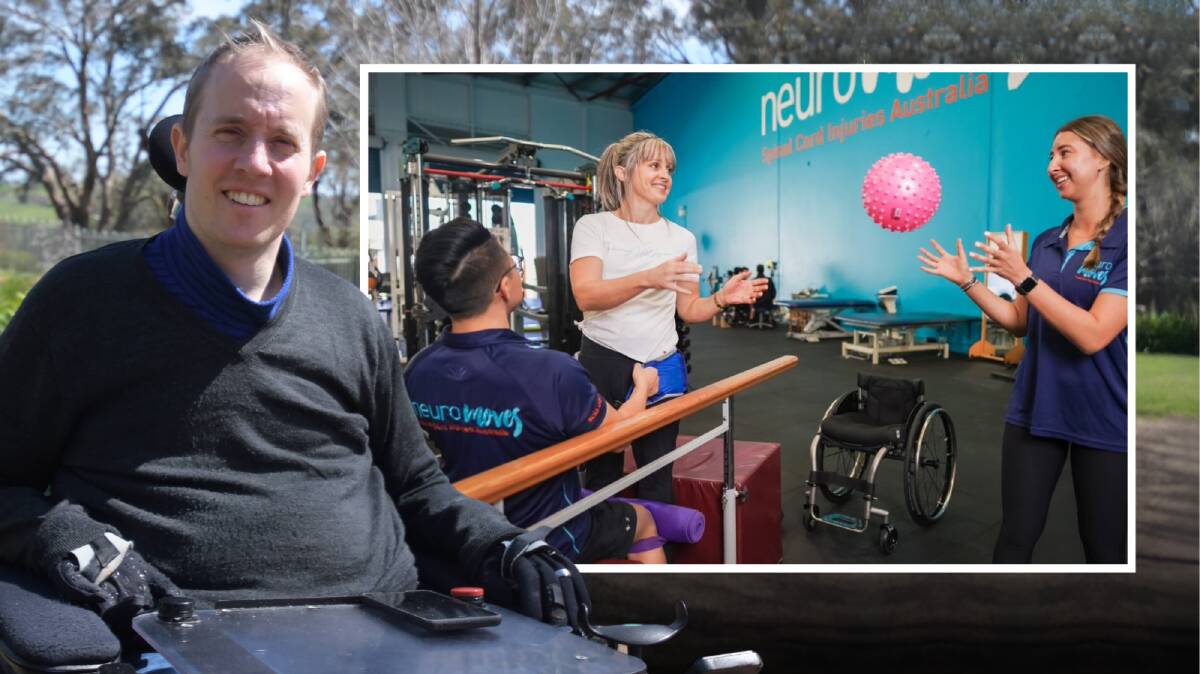 Quadriplegic doctor and community leader Steve Peterson is backing creation on a NeuroMoves gym in Orange for residents with physical disability. Picture file and supplied 