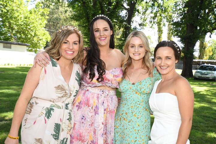 Lucy Johnson, Erin Quarmby, Kat Rogers and Sally Homer at Fashion in Fields. File picture
