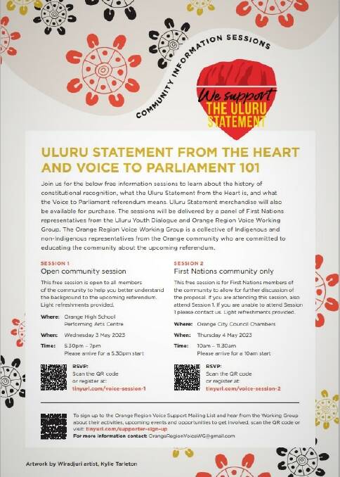Voice to Parliament and Statement from the Heart forum in Orange NSW. Pictures supplied. 