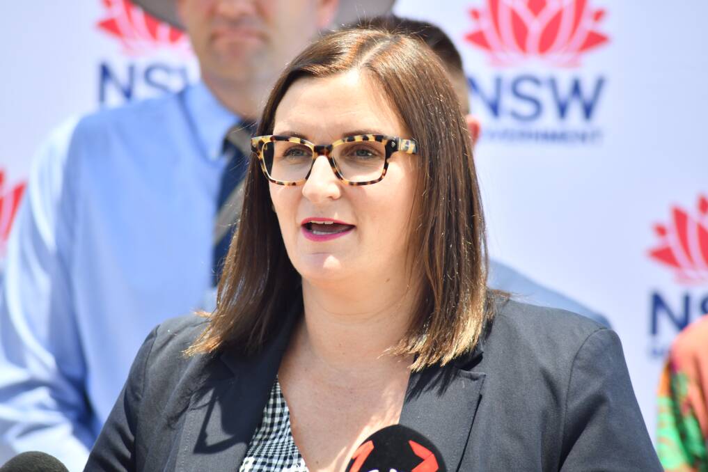 Minister for Education and Early Childhood Learning Sarah Mitchell at the NSW National Party's 'Our Vision for Regional Communities' launch in Dubbo on Monday. Picture by Jude Keogh. 