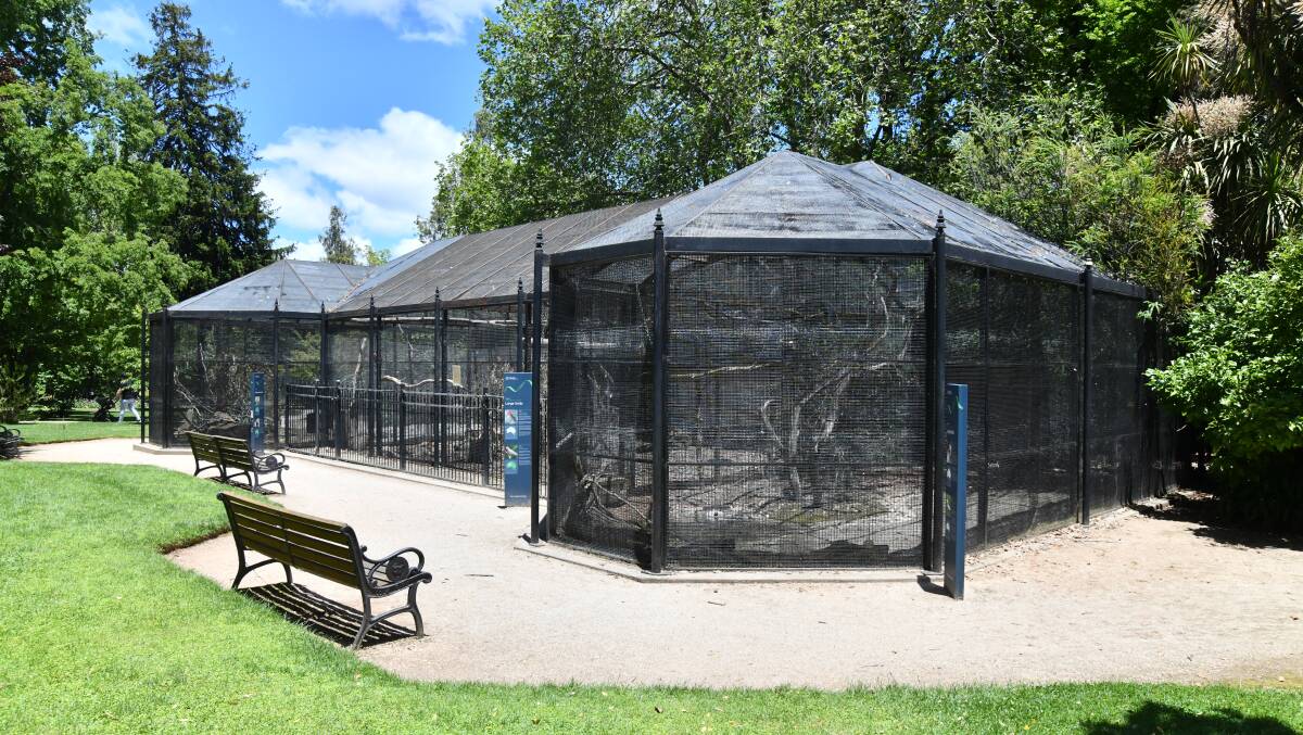 The historic bird aviary in Cook Park, Orange could be permanently shuttered. It is home to Budgerigar, cockatiel, red-rumped and king parrot, crimson rosella, galah, long-billed corella, and cockatoo.
