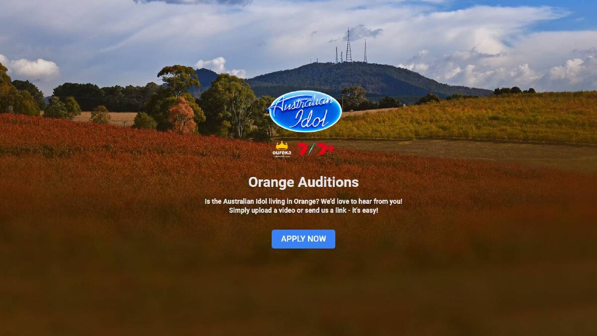 Australian Idol auditions for Orange confirmed ahead of new season. Picture supplied
