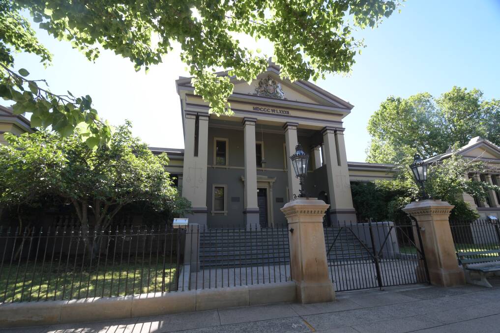 Orange Courthouse where the case against alleged Molong car crash murderer Troy Armstrong is taking place. File picture