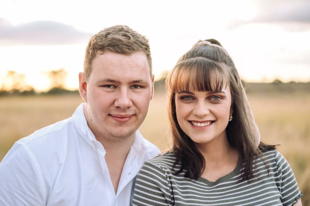 Couple Shaun Kerr and Caitlin Belshaw are set to elope in December this year. Picture supplied.