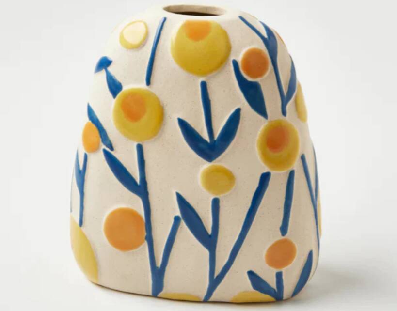 Jones and Co flower pop vase, $68. 