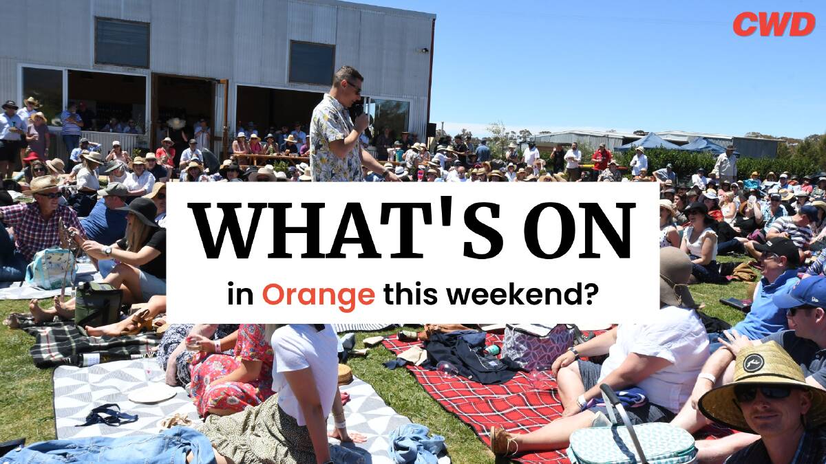 Check out what's on in Orange this weekend