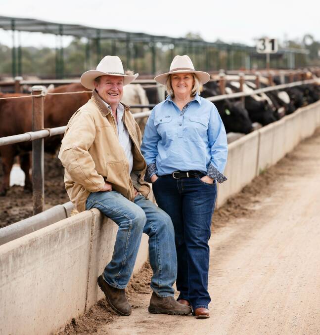 Australian Farmer of the Year Awards winners, Andrew and Tess Herbert, Gundamain Pastoral Company, Eugowra. Supplied photo.