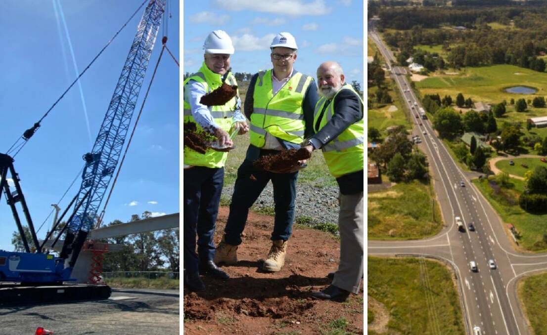 Projects at Dubbo (left), Parkes (centre) and Little Hartley (right) are worth hundreds of millions of dollars.
