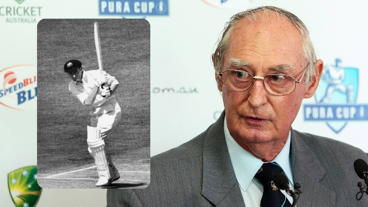 Perthville-born Brian Booth, who twice captained the Australian test cricket side, has died aged 89. Pictures by Getty Images.