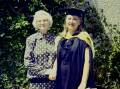  Bernadette's university graduation with her proud Nanna Kath Radburn