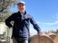 Justin Byrne, vigneron (grape grower, winemaker) at Strawhouse Wines. Picture supplied