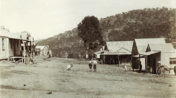 The former Cadia village in the 1900s. There are no known photos from Cadia in the 1860s. Picture supplied