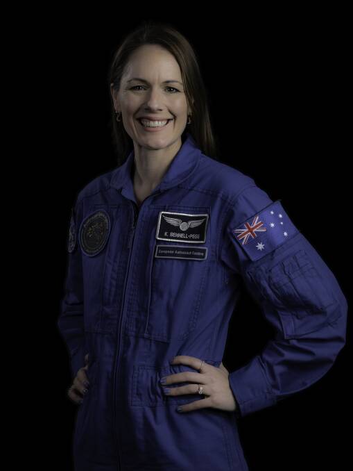 Katherine Bennell-Pegg, the first Astronaut trained under the Australian flag and Australian Space Agency. Picture supplied