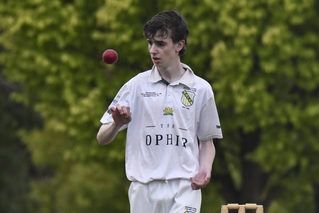 Johnty French proved a wizard with the rock, leading second grade in wickets taken. Picture by Jude Keogh.