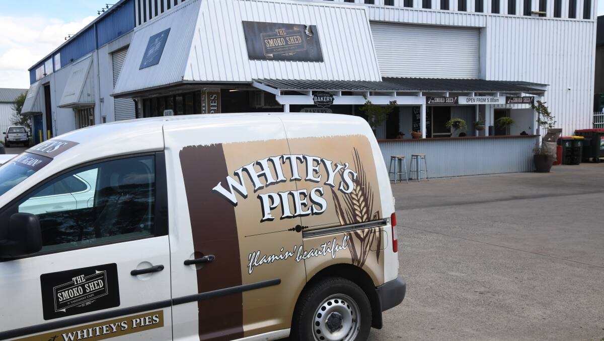 Whitey's Pies operates out of the Smoko Shed. Picture by Carla Freedman