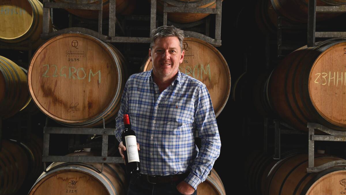 Ross Hill Wines owner James Robson was delighted by their Halliday Winer Ratings result. Picture by Carla Freedman
