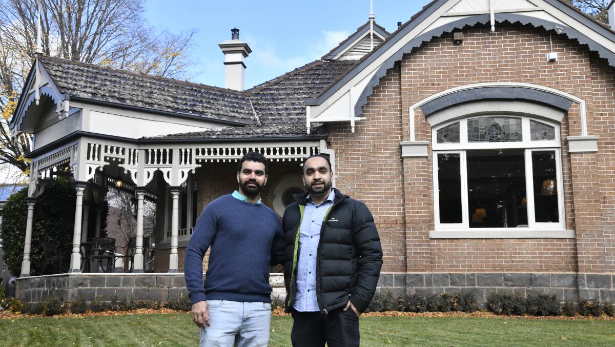 Rubandeep Singh and Maninder Singh love the look of Heritage House. Picture by Carla Freedman