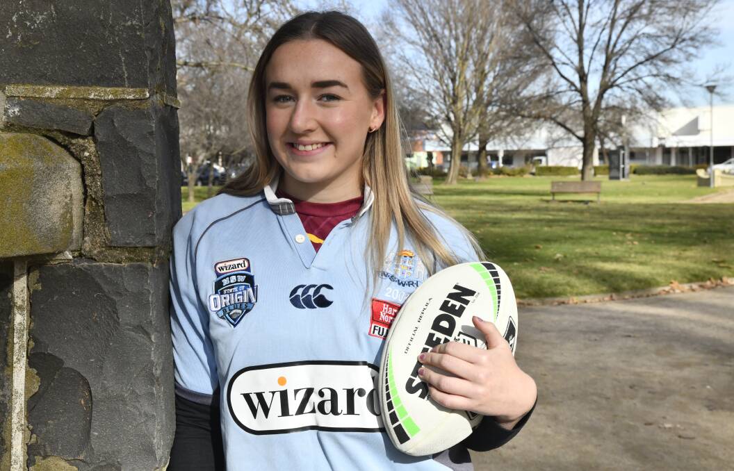 Marley Cardwell is looking forward to her time as part of the Harvey Norman NSW Women's Under 19s State of Origin side. Picture by Carla Freedman