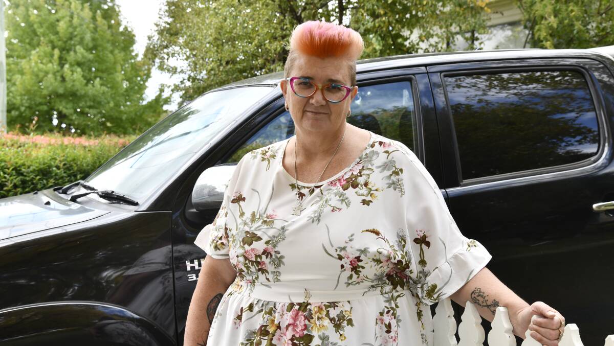 Sandra Wicks woke on the morning of March 31 to find that the tyres on her partner's car had been slashed. Picture by Carla Freedman.