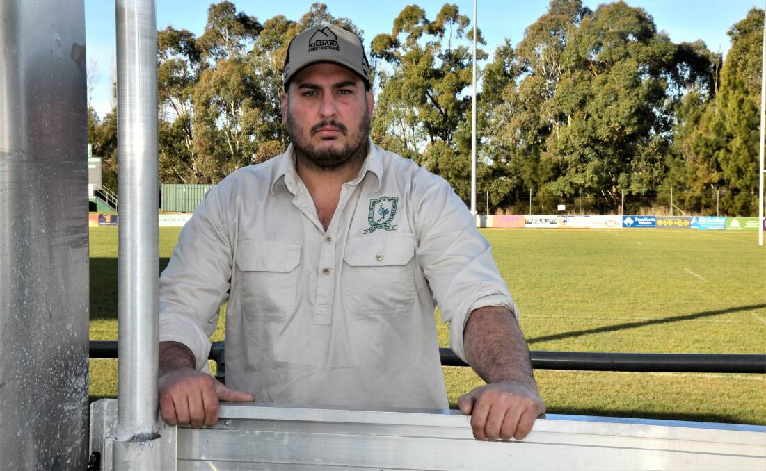 First-year Orange Emus prop Mark Jackson is keen to grab a derby day win against Orange City. Picture by Carla Freedman