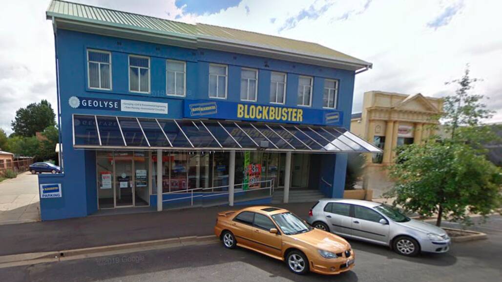 The Sale Street Blockbuster building in March 2010. Picture Google Maps