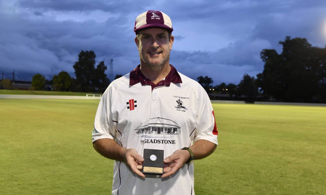 Stuart MIddleton was awarded player of the grand final for his half-century. Picture by Carla Freedman.