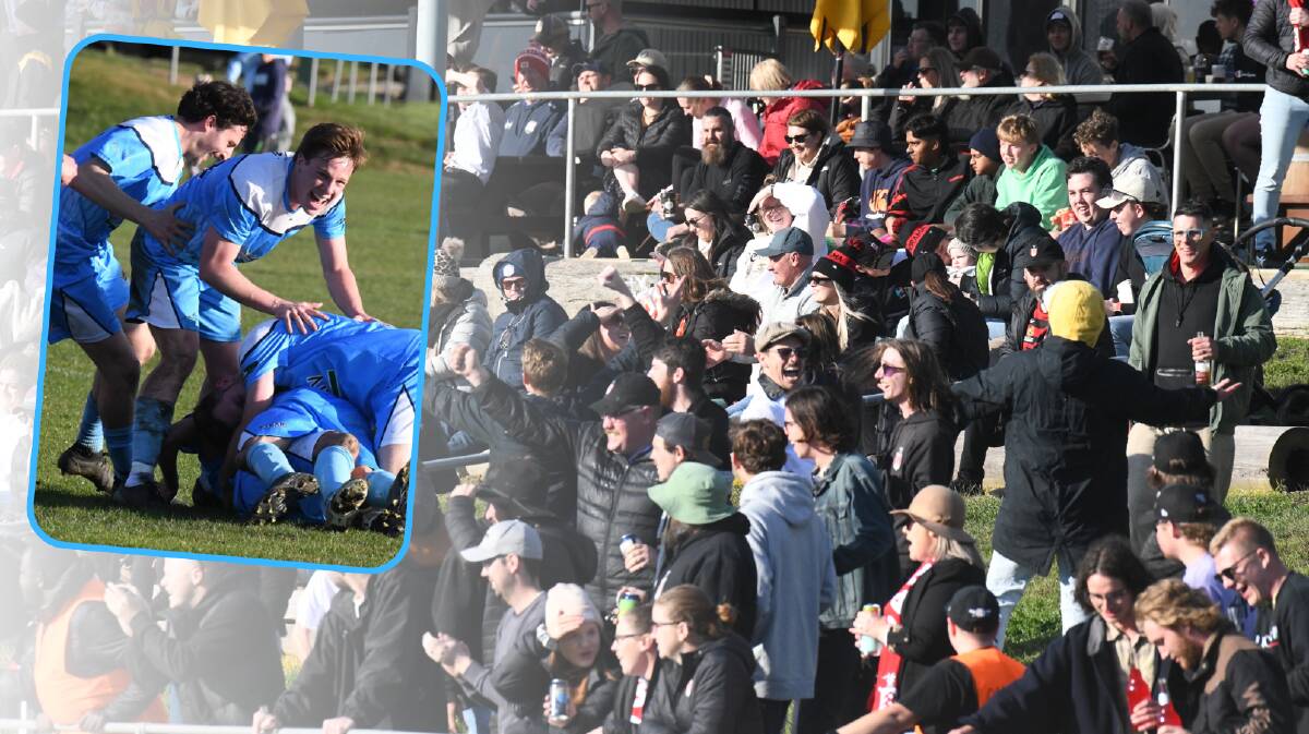 Waratahs midfielder Hugh Thornhill had to battle the opposition crowd in both finals matches. Pictures by Lachlan Harper 