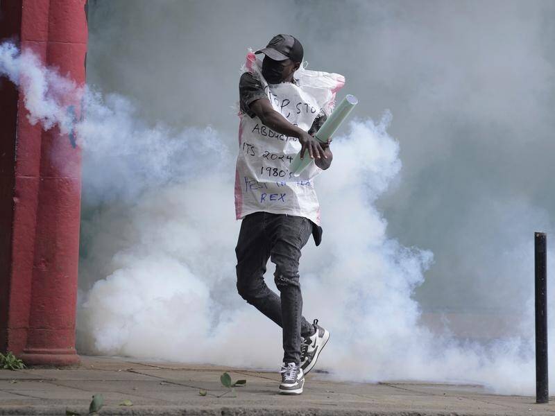 Protests have continued against the government of President William Ruto in Nairobi. (AP PHOTO)