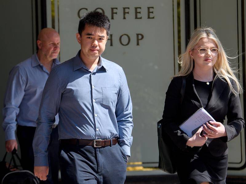 Nicholas Chu is suspended from practice while facing child abuse material and other charges. (Bianca De Marchi/AAP PHOTOS)