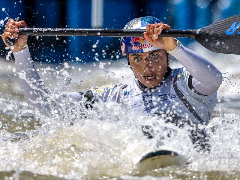 Australian canoe champion Jessica Fox has powered her way to a 50th career World Cup gold medal. (HANDOUT/PADDLE PHOTOGRAPHY)