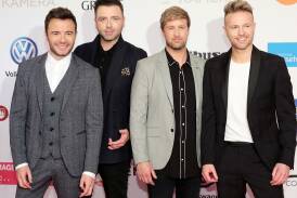 Westlife didn't sing The Ordinary Road, which was created using world-first AI technology. Photo: EPA PHOTO