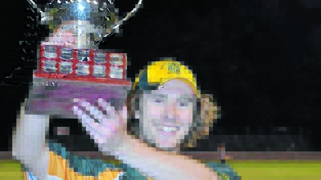 TEAM TO BEAT: CYMS skipper Hamish Finlayson, pictured moments after last season's Royal Hotel Cup win, is confident his side has the potential to go back-to-back. Photo: MATT FINDLAY