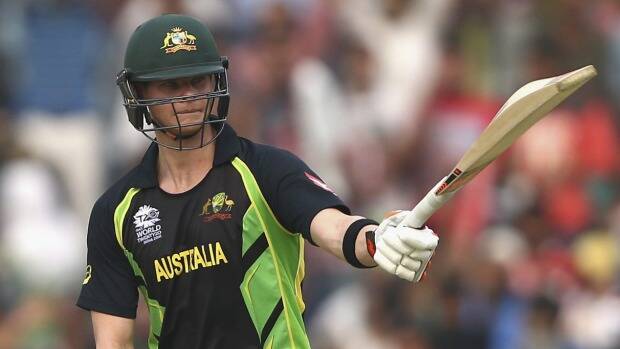 Impressive again: Steve Smith celebrates after reaching his half-century. Photo: Getty Images