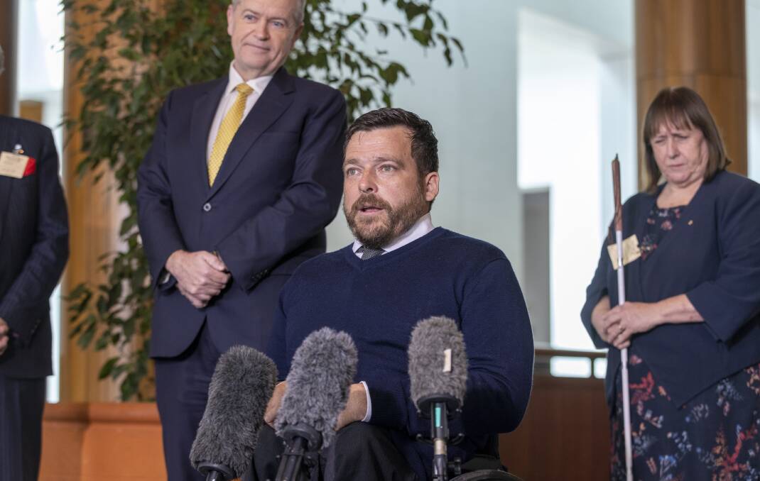 Kurt Fearnley has been appointed chair of the National Disability Insurance Agency board. Picture by Keegan Carroll 