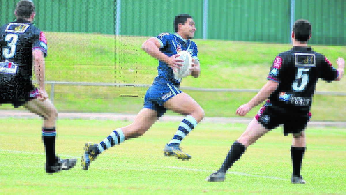 MR RELIABLE: Alofi Mataele's consistent form with Orange Hawks was enough to earn him a Western Rams jersey.