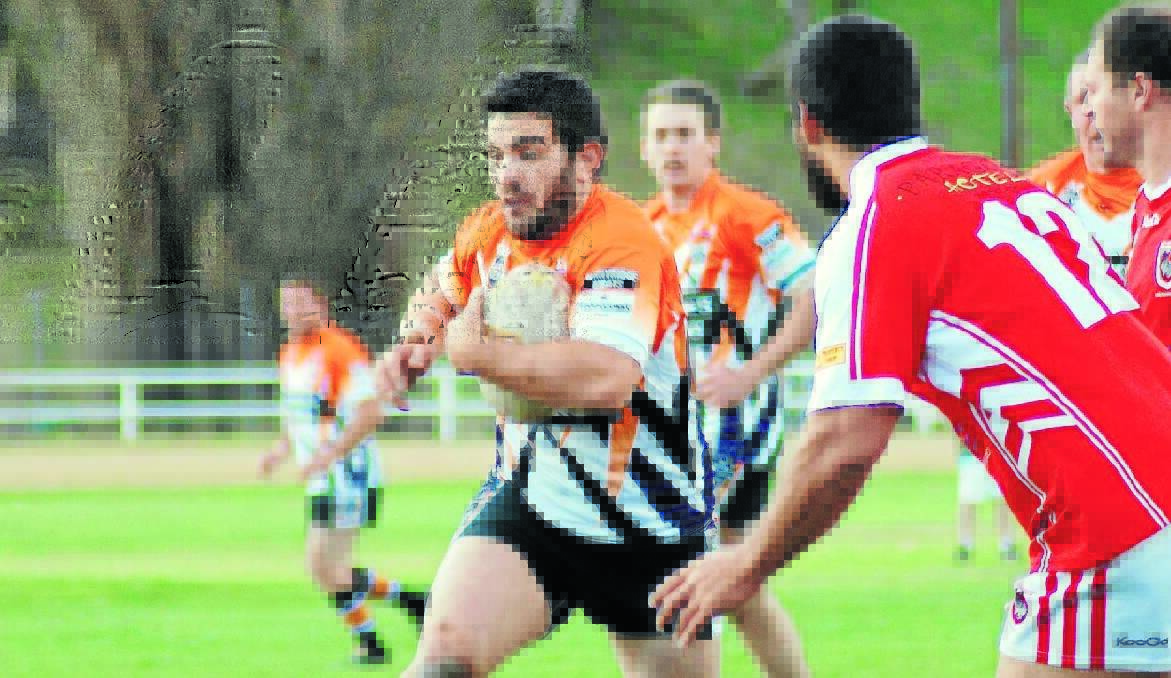 TIME TO SPARE: Lithgow Workies' Jamie Clark leads his side's attack with superb vision.